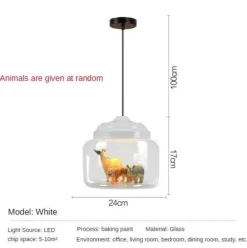 Nordic Minimalist Glass Pendant Lamp - Modern Lighting Design