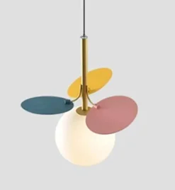 Nordic Multicolor LED Pendant Lights - Artistic Tree Design