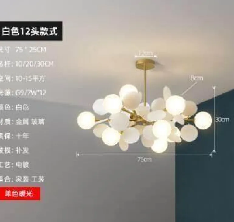 Nordic Multicolor LED Pendant Lights - Artistic Tree Design