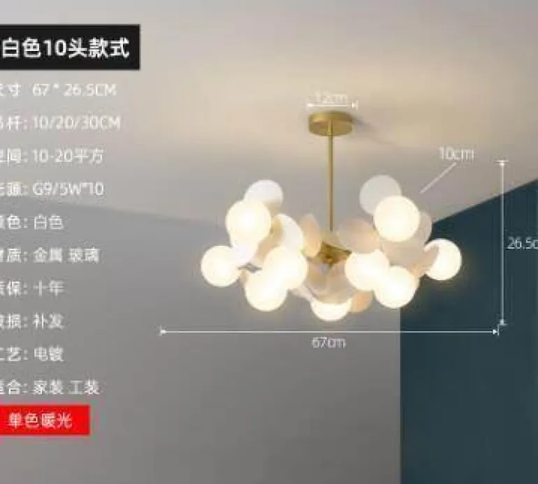 Nordic Multicolor LED Pendant Lights - Artistic Tree Design