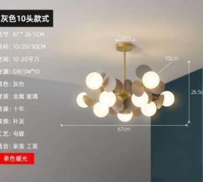 Nordic Multicolor LED Pendant Lights - Artistic Tree Design