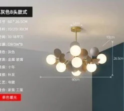 Nordic Multicolor LED Pendant Lights - Artistic Tree Design