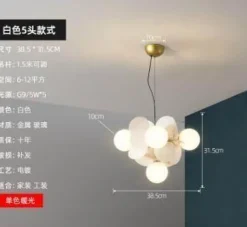 Nordic Multicolor LED Pendant Lights - Artistic Tree Design