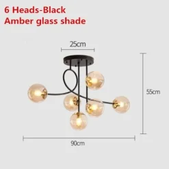 Nordic Pendant Chandelier Light - Elegant Hanging Fixture