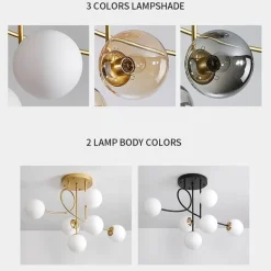 Nordic Pendant Chandelier Light - Elegant Hanging Fixture