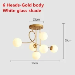 Nordic Pendant Chandelier Light - Elegant Hanging Fixture