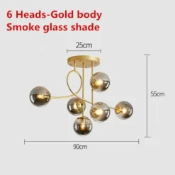 Nordic Pendant Chandelier Light - Elegant Hanging Fixture