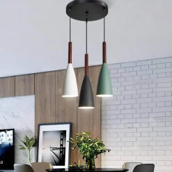 Nordic Pendant Light - Colorful Modern Hanging Fixture