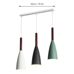 Nordic Pendant Light - Colorful Modern Hanging Fixture