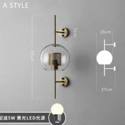 Nordic Retro Wall Lamp - Creative Home Decor Lighting