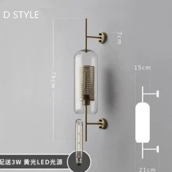 Nordic Retro Wall Lamp - Creative Home Decor Lighting