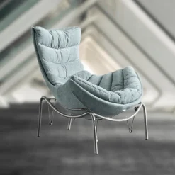Nordic Rocking Chair - Relaxed Casual Wave Design