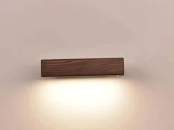 Nordic Solid Wood LED Wall Lamp - Modern Rotated Design