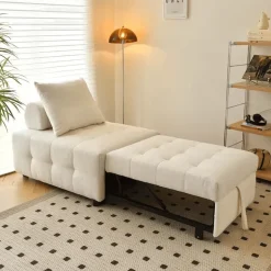 Nordic Space-Saving Reclining Sofa Bed - Elegant and Functional Design