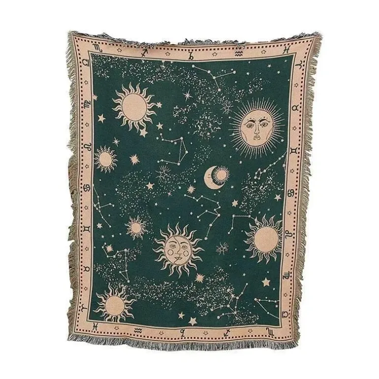 Nordic Star Decke - Sonnengott Picknickmatte Sofabezug