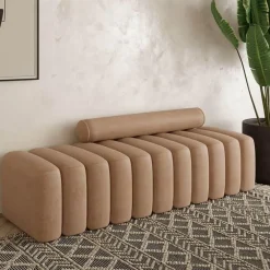 Nordic Style Ottoman Bench - Elegant Living Room Hallway Furniture