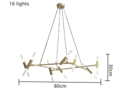Nordic Tree Branch Chandelier - Modern Elegant Lighting Fixture