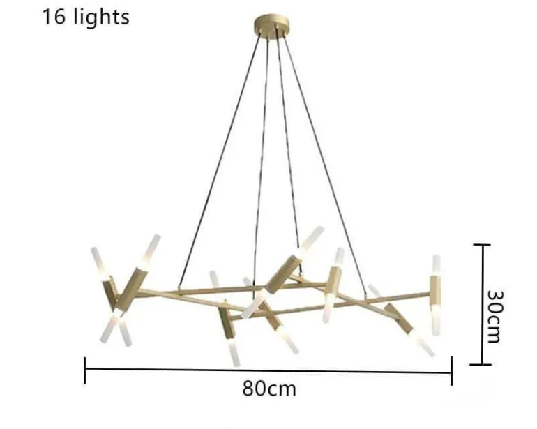 Nordic Tree Branch Chandelier - Modern Elegant Lighting Fixture