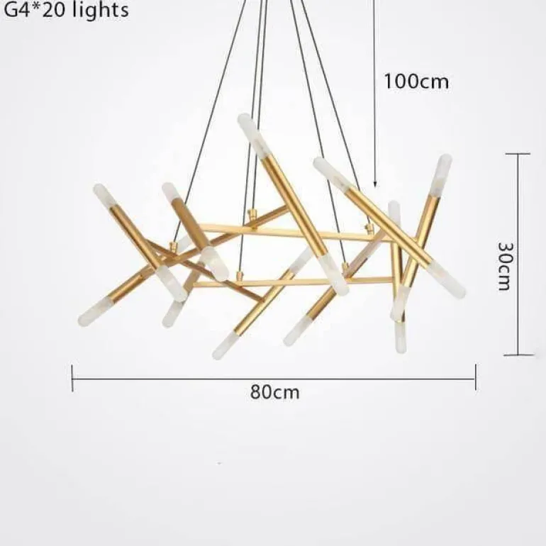 Nordic Tree Branch Chandelier - Modern Elegant Lighting Fixture