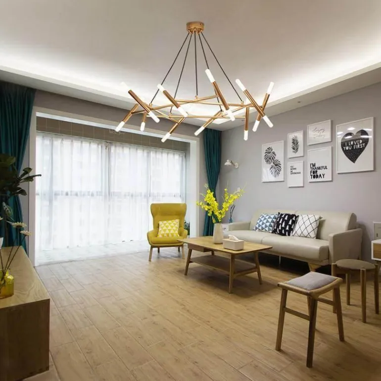 Nordic Tree Branch Chandelier - Modern Elegant Lighting Fixture