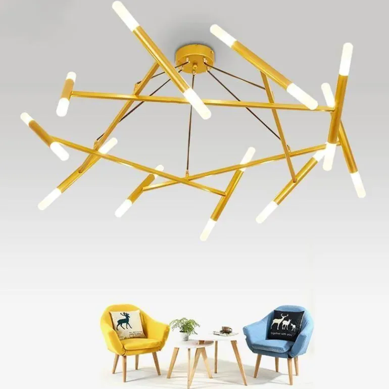 Nordic Tree Branch Chandelier - Modern Elegant Lighting Fixture