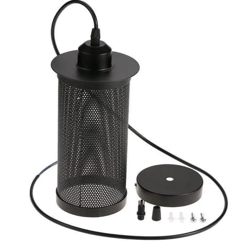 Nordic Vintage Iron Cage Lamp - Loft Style Lighting