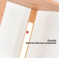 Nordic Wooden LED Shelf - Elegant Home Decor Display