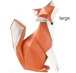 Nordische abstrakte Fuchsfiguren - Geometrisches Wohndekor