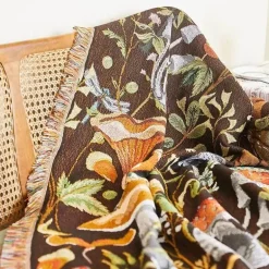 Nordische Überwurfdecke - Gemütliches Bohemian-Sofa und Picknickmatte