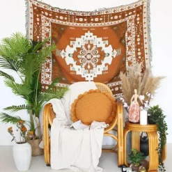 Nordische Überwurfdecke – gemütlicher Sofa-Bettbezug als Wohnzimmerdekoration