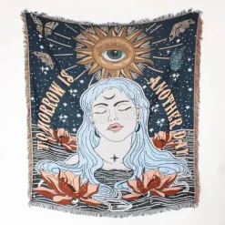 Nordische Überwurfdecke – gemütlicher Sofa-Bettbezug als Wohnzimmerdekoration