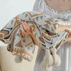 Nordische Überwurfdecke - Gemütliches Acryl-Winter-Sofabettdekor