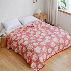 Nordische Überwurfdecke aus Baumwolle – weiche Gaze-Sofa-Tagesdecke