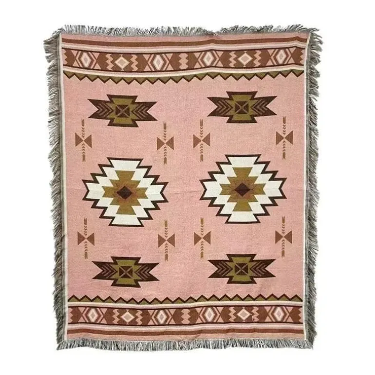 Nordische böhmische Decke – vielseitiger Bett-Sofa-Bezug, ethnisches Picknick, Camping, unverzichtbar