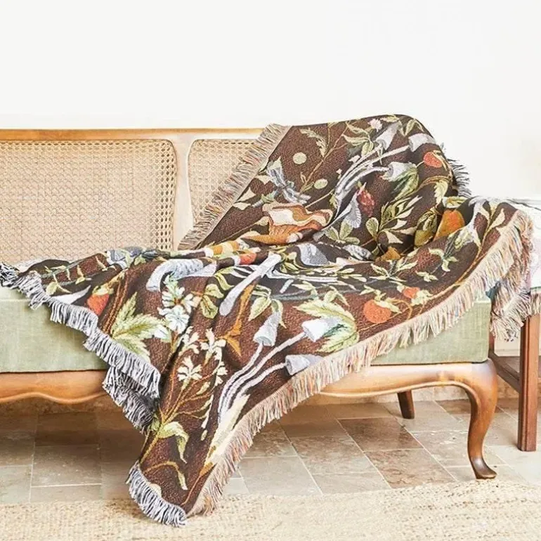 Nordische böhmische Decke – vielseitiger Bett-Sofa-Bezug, ethnisches Picknick, Camping, unverzichtbar