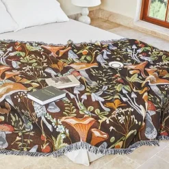 Nordische böhmische Decke – vielseitiger Bett-Sofa-Bezug, ethnisches Picknick, Camping, unverzichtbar