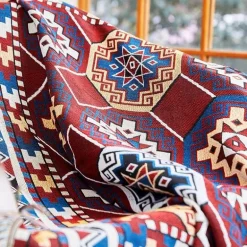 Nordische Boho-Überwurfdecke - Gemütliche Dekodecke