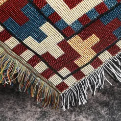 Nordische Boho-Überwurfdecke - Gemütliche Dekodecke