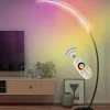 Nordische dimmbare LED-Stehleuchte – Modernes Glanzdesign