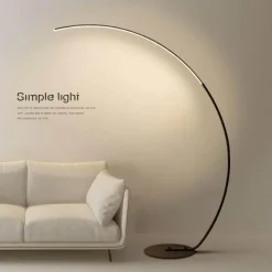 Nordische dimmbare LED-Stehleuchte – Modernes Glanzdesign