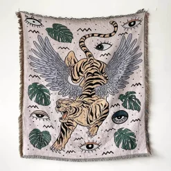 Nordische Freizeitdecke – multifunktionale Sofadecke, Wandteppich-Dekor