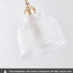Nordische Glaspendelleuchte - Transparente Leuchte