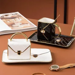 Nordische Handtaschentasse – Stilvolle Kaffeetasse aus Keramik