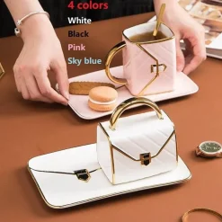 Nordische Handtaschentasse – Stilvolle Kaffeetasse aus Keramik