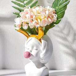 Nordische Kaugummivase – Kreatives dekoratives Kunstwerk für Frauen