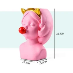 Nordische Kaugummivase – Kreatives dekoratives Kunstwerk für Frauen