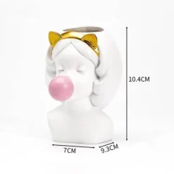 Nordische Kaugummivase – Kreatives dekoratives Kunstwerk für Frauen