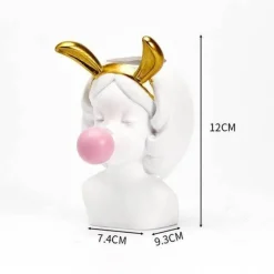 Nordische Kaugummivase – Kreatives dekoratives Kunstwerk für Frauen