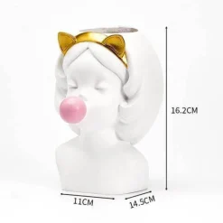 Nordische Kaugummivase – Kreatives dekoratives Kunstwerk für Frauen