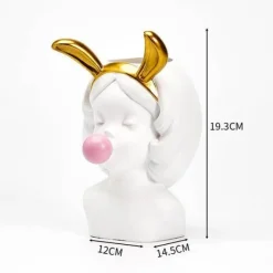 Nordische Kaugummivase – Kreatives dekoratives Kunstwerk für Frauen